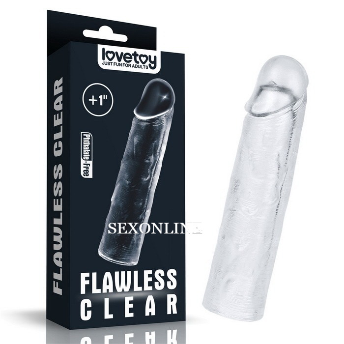 Насадка на член Flawless Clear Penis Sleeve Add 1
